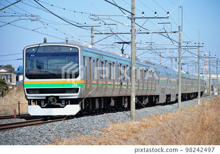 Tohoku Main Line Kurihashi - Higashi Washinomiya JR East E231 series 1000 series U-535 formation (Oyama) 98242497