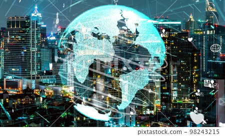 Global connection and the internet network alteration in smart city 98243215