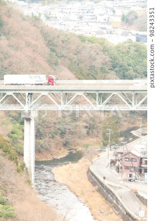 Under the winter sky, the atmosphere waiting for spring begins to seep little by little Under the winter sky, the atmosphere waiting for spring begins to seep little by little 98243351