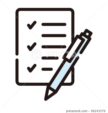 Questionnaire check icon 98243579