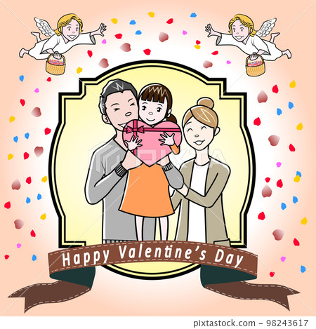 valentines day parent and child valentines day parent and child 98243617