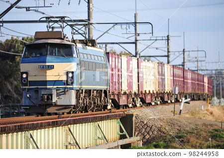 Takasaki Line Okabe-Honjo JR Freight EF66-24 (Suita) 98244958
