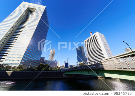 Office district near Hamamatsucho Station in Tokyo Office district near Hamamatsucho Station in Tokyo 98245753