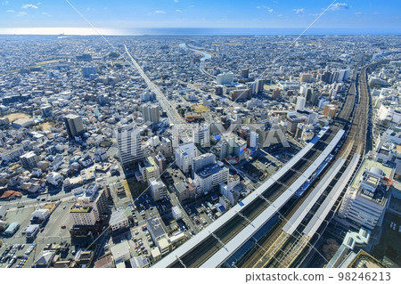 Hamamatsu City View from the Act Tower Observation Corridor (Hamamatsu Station direction) Hamamatsu City View from the Act Tower Observation Corridor (Hamamatsu Station direction) 98246213