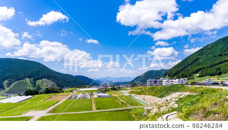 新阿蘇大橋周邊景色“連接國道57號線南阿蘇村館野和南阿蘇村川洋的全長525m的大橋” 新阿蘇大橋周邊景色“連接國道57號線南阿蘇村館野和南阿蘇村川洋的全長525m的大橋” 98246284