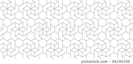 Geometry Abstract Star Shape White Black Tradition Background Permeable 98246386