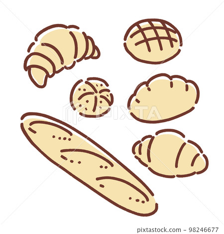 simple bread illustration simple bread illustration 98246677