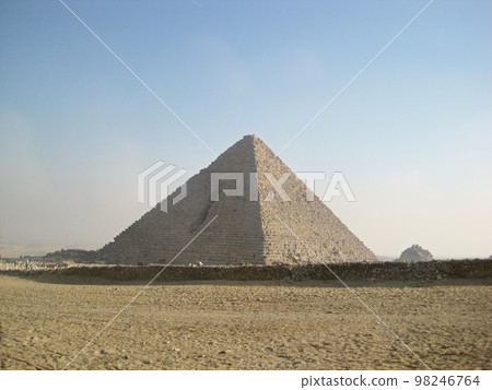 Pyramids of Giza seen from Panorama Point in Egypt Pyramids of Giza seen from Panorama Point in Egypt 98246764