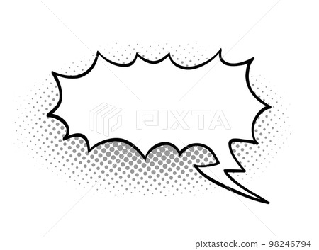 Speech bubble. Comic book style. 98246794