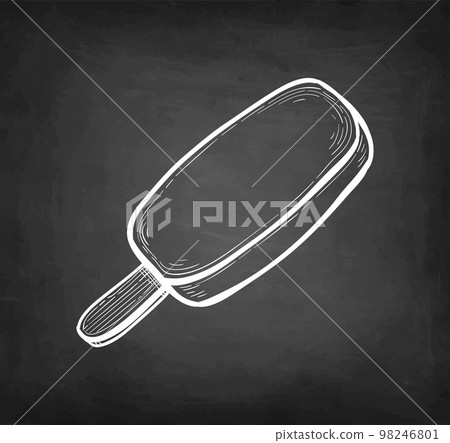 Chocolate glazed ice cream Chocolate glazed ice cream 98246801