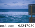 日本海波濤洶湧的大海 98247080