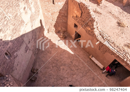 An old kasbah in the middle of a traditional Berber village An old kasbah in the middle of a traditional Berber village 98247404
