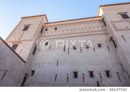 Ancient Kasbah in Morocco - An ancient fortress, with towering walls Ancient Kasbah in Morocco - An ancient fortress, with towering walls 98247592
