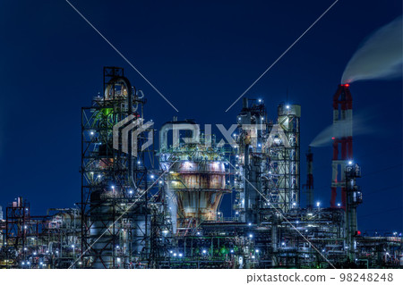 【工廠夜景】三重縣四日市的工廠夜景〉 98248248