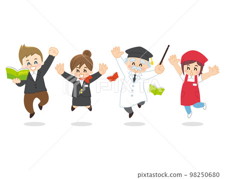 上班族、教師、空姐、醫生、超市店員、教師、空姐、醫生 98250680