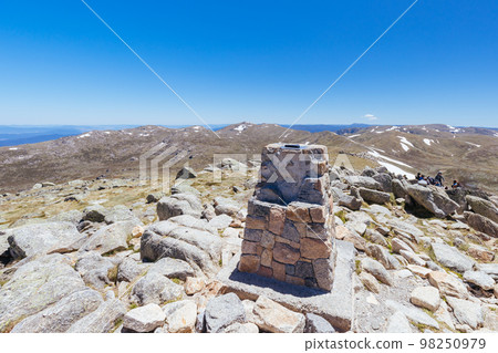 Mt Kosciuszko Summit in Australia 98250979