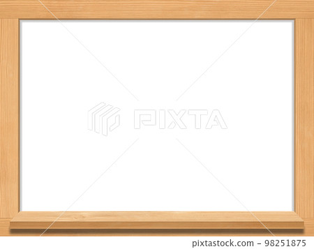 帶粉盤的白板，天然木框 98251875