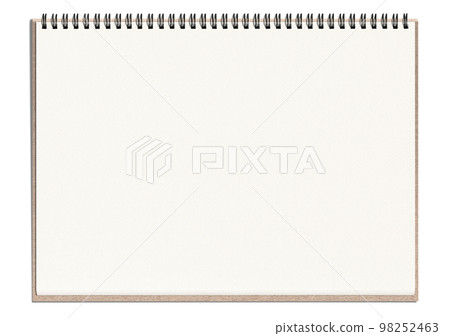 One page of a folded sketchbook, shaded cutouts 98252463