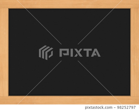 帶天然木框的時尚黑色黑板 帶天然木框的時尚黑色黑板 98252797