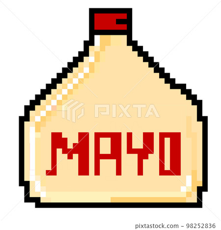 Dot picture mayonnaise Dot picture mayonnaise 98252836