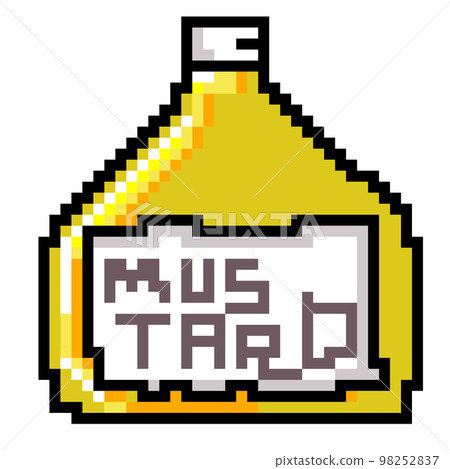 pixel art mustard 98252837