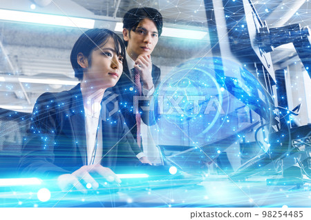 Business scene Business scene 98254485