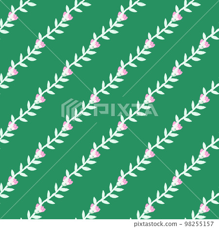 Decorative floral wallpaper. Folk flower seamless pattern in naive art style. Decorative floral wallpaper. Folk flower seamless pattern in naive art style. 98255157