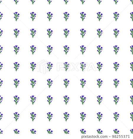 Hand drawn herbal seamless pattern. Freehand organic background. Decorative forest flower endless wallpaper Hand drawn herbal seamless pattern. Freehand organic background. Decorative forest flower endless wallpaper 98255371