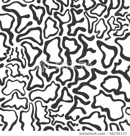 Deformed wavy dope word seamless pattern wallpaper.Vector graphic illustration.Trippy lettering,dope seamless pattern wallpaper print concept Deformed wavy dope word seamless pattern wallpaper.Vector graphic illustration.Trippy lettering,dope seamless pattern wallpaper print concept 98256137