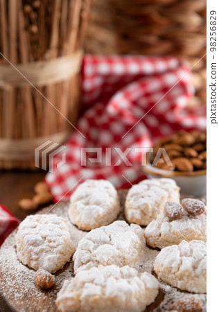 Sicilian Almond Cookies - Almond Pastes. Traditional dessert of the South of Italy 98256829