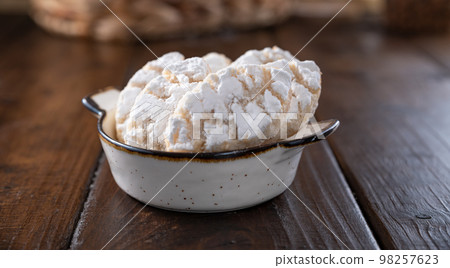 Sicilian Almond Cookies - Almond Pastes. Traditional dessert of the South of Italy Sicilian Almond Cookies - Almond Pastes. Traditional dessert of the South of Italy 98257623