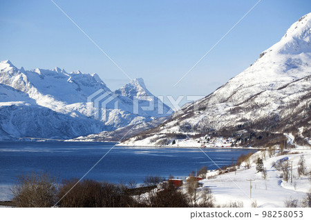 beautiful norwegian landscape beautiful norwegian landscape 98258053