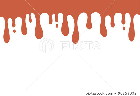 Abstract background with liquid caramel or melted toffee, chocolate sauce splash. Current liquid inks. Vector illustration 98259392