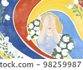 War in Ukraine with Russia. Postcards for peace , we don't want war.  98259987