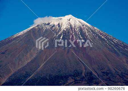 View of Mt.Fuji and snow cap View of Mt.Fuji and snow cap 98260676