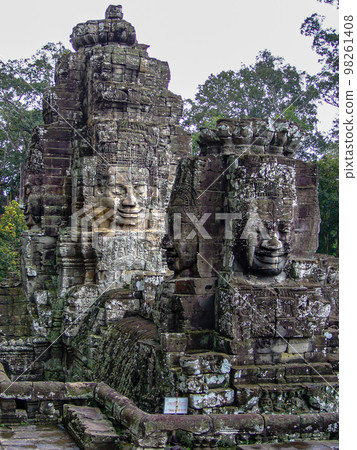 吳哥遺址 2005 巴戎寺石像 吳哥遺址 2005 巴戎寺石像 98261408
