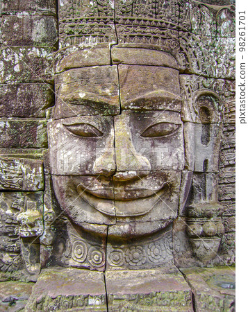 Angkor Ruins 2005 Bayon Khmer Smile 98261701