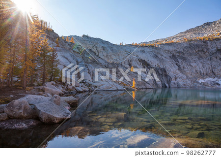 Alpine lake 98262777