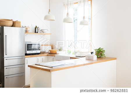 Kitchen, kitchen, all electric, IH, stove, microwave, dining kitchen, dining, my home 98262881