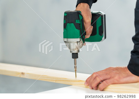 男士用電動螺絲刀擰緊螺絲木匠DIY 98262998