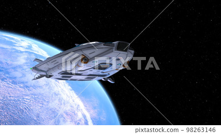 太空船和地球 太空船和地球 98263146