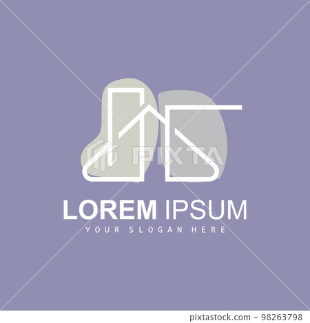 House Logo, Building Furniture Design, Construction Vector, Property Brand Icon, Real Estate, Housing 98263798