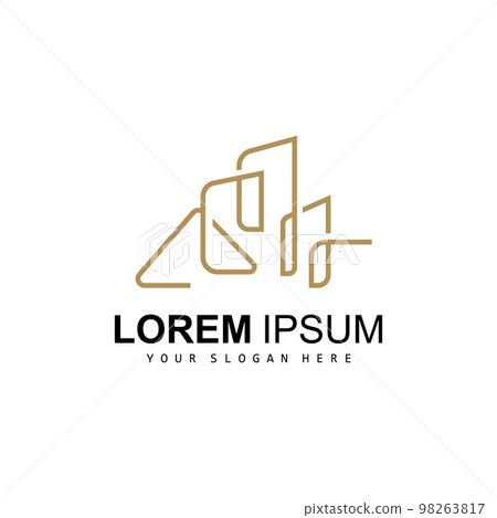 House Logo, Building Furniture Design, Construction Vector, Property Brand Icon, Real Estate, Housing 98263817