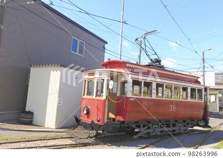 Hakodate Streetcar Type 30 No. 39 Hakodate Haikara No. Hakodate Streetcar Type 30 No. 39 Hakodate Haikara No. 98263996