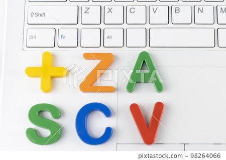 keyboard and alphabet. image of shortcut key keyboard and alphabet. image of shortcut key 98264066