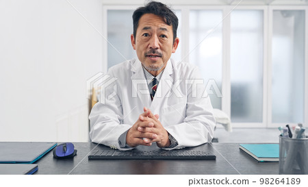Doctor examining by video call Telemedicine Online medical examination 98264189