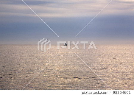 Sunset, beach and small island Sunset, beach and small island 98264601