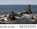 Rocks and coastal scenery 98265093