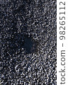 Black gravel landscape 98265112