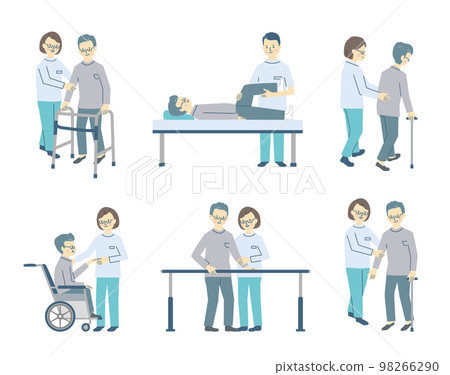 man in rehabilitation man in rehabilitation 98266290